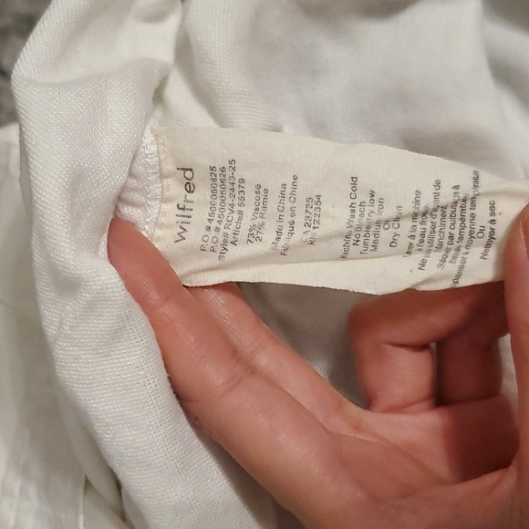 Wilfred short sleeve white blouse - Picture 5 of 6